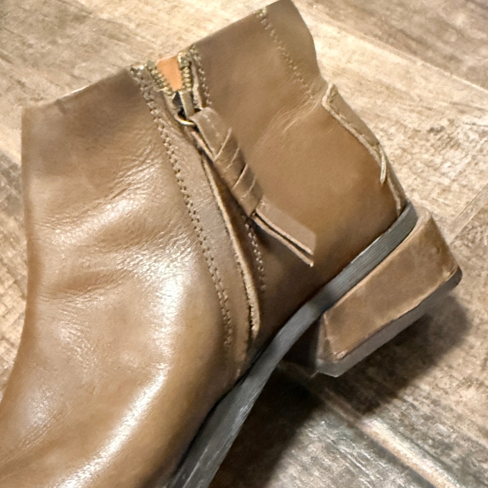 Sarto Franco Sarto Womens Nemi Leather Ankle Booties, Saddle Brown,7.5M - Picture 5 of 12